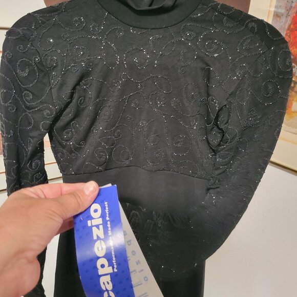 NWT Capezio Figure Skating Dress in Black Size medium - Picture 2 of 5